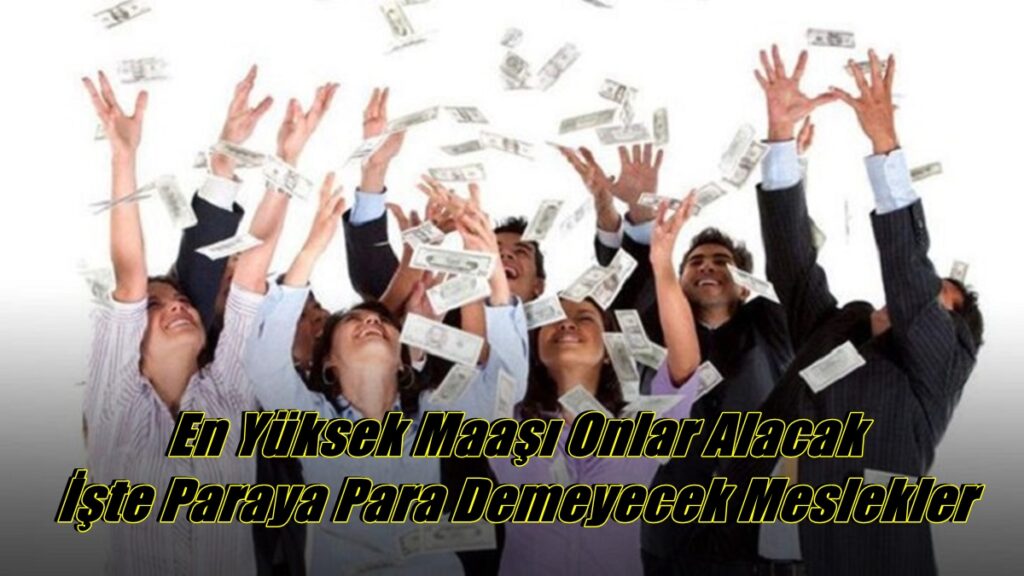 En Yüksek Maaşı Onlar Alacak İşte Paraya Para Demeyecek Meslekler
