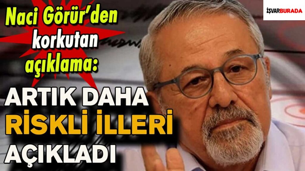 Naci Görür Son Depremler İçin Açıklama