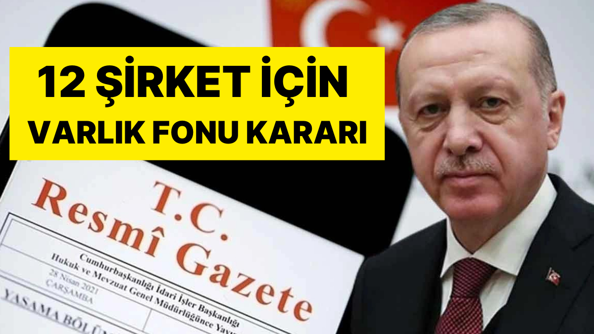 12 Şirket Türkiye Varlık Fonu’na Aktarıldı