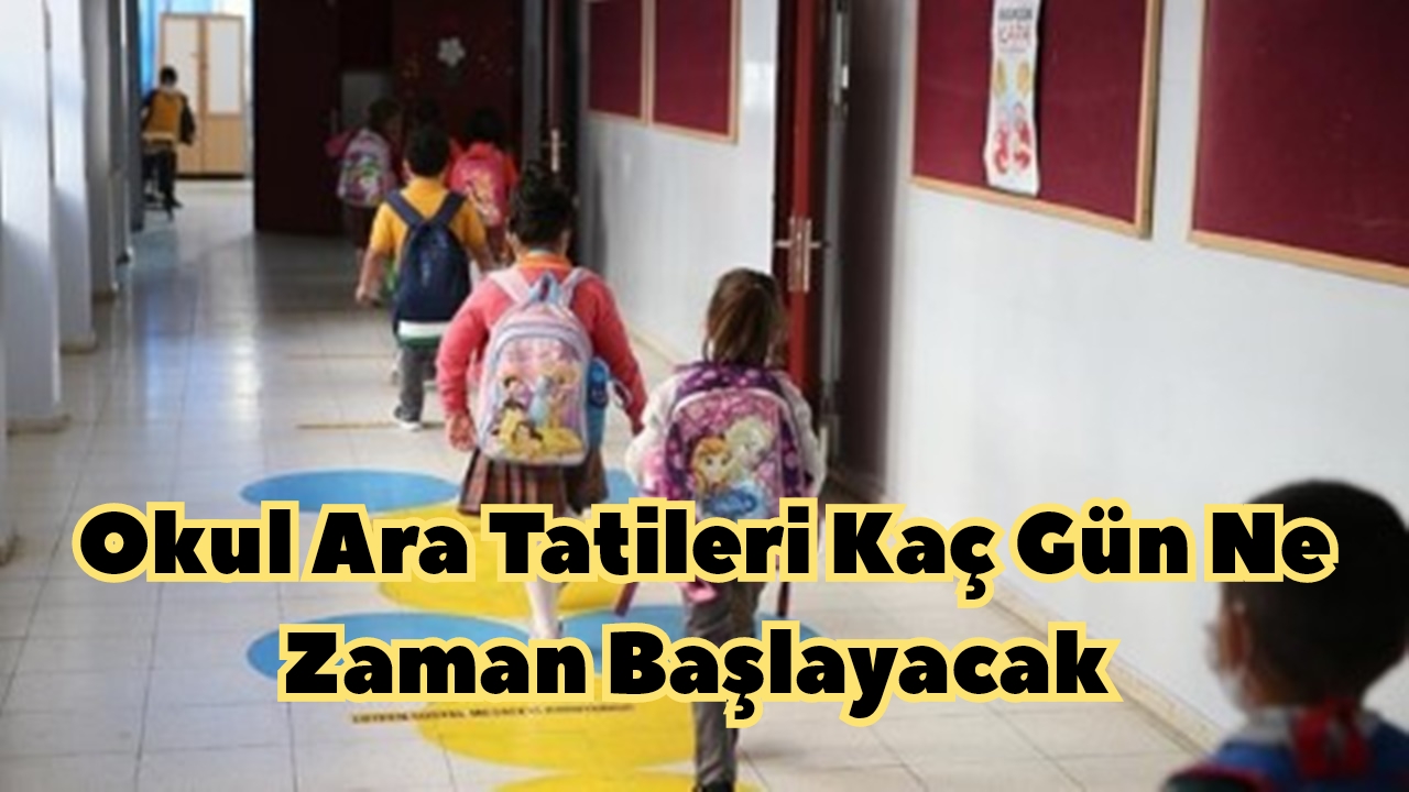 Okul Ara Tatileri Kaç Gün Ne Zaman Başlayacak