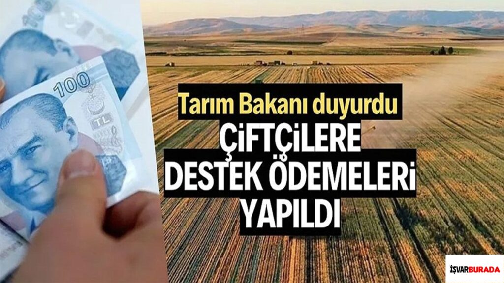 Çiftçi Destek Ödemesi Hesaplara Aktarıldı