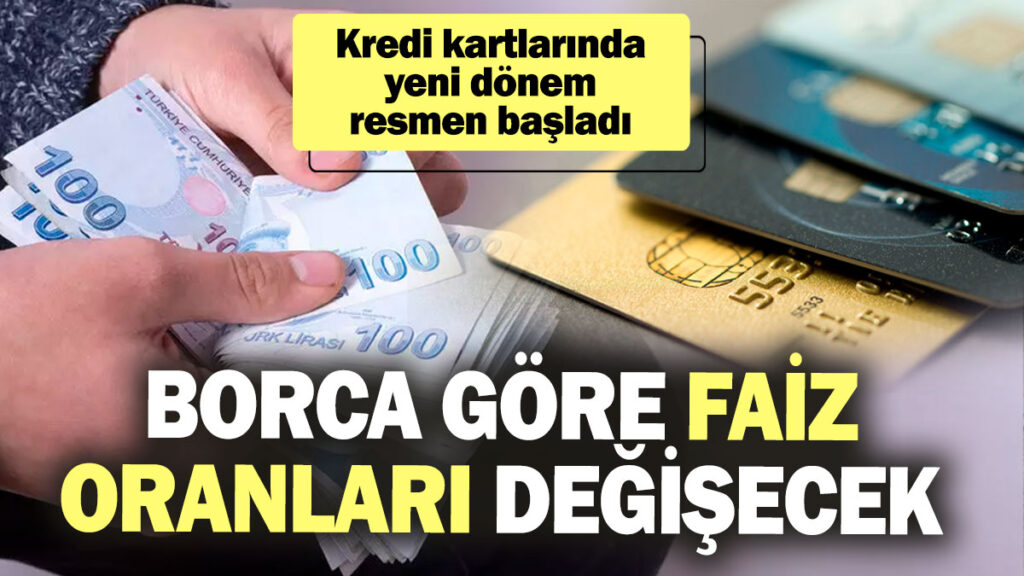 Kredi Kartı Borcunda Kademeli Faiz Ödeme Başladı