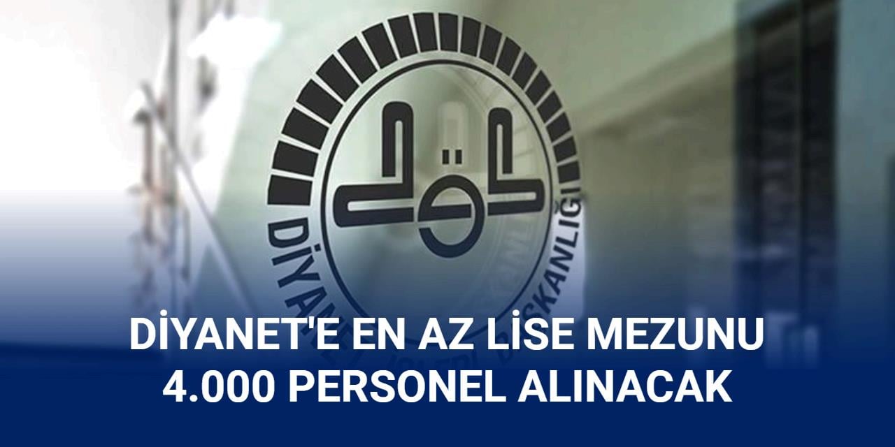 Diyanet 4.000 Personel Alımı Yapacak