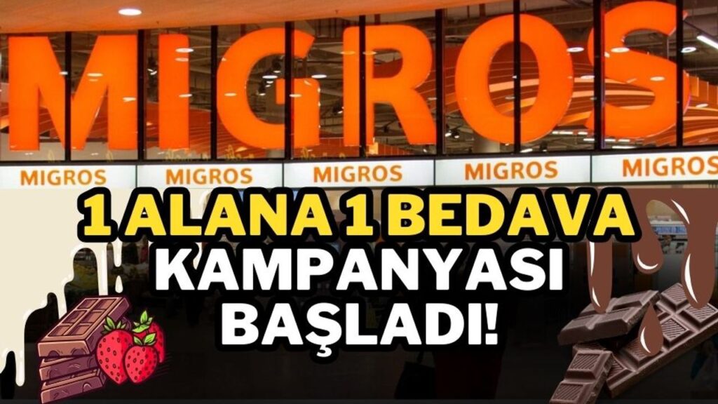 Duyan Koşuyor Migros 1 Alana 1 Bedava Kampanyası