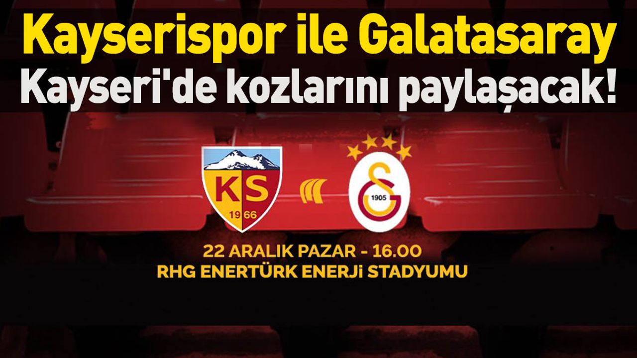 Kayserispor Galatasaray Maçı