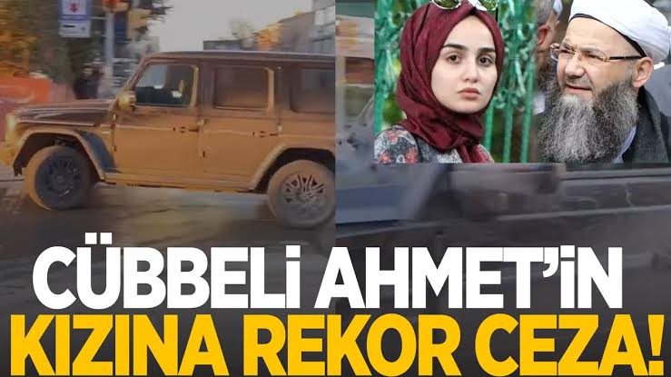 Cübbeli Ahmet Hoca’nın Kızı Yüsra Palazoğlu’na 139 bin TL Trafik Cezası Kesildi