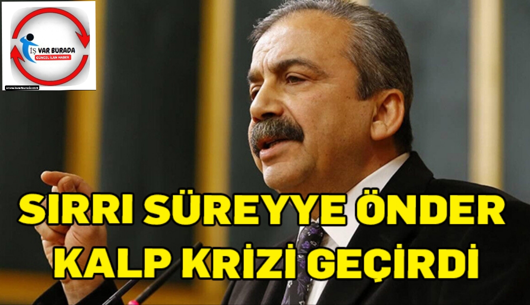 DEM Parti Milletvekili Sırrı Süreyya Önder Kalp Krizi Geçirdi