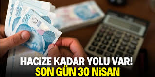 Ödemeyene Haciz Gelecek Son Gün 30 Nisan 2025