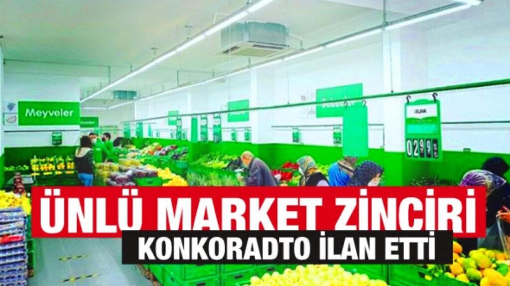 Kayseri’de Zincir Market Konkordato İlan Etti