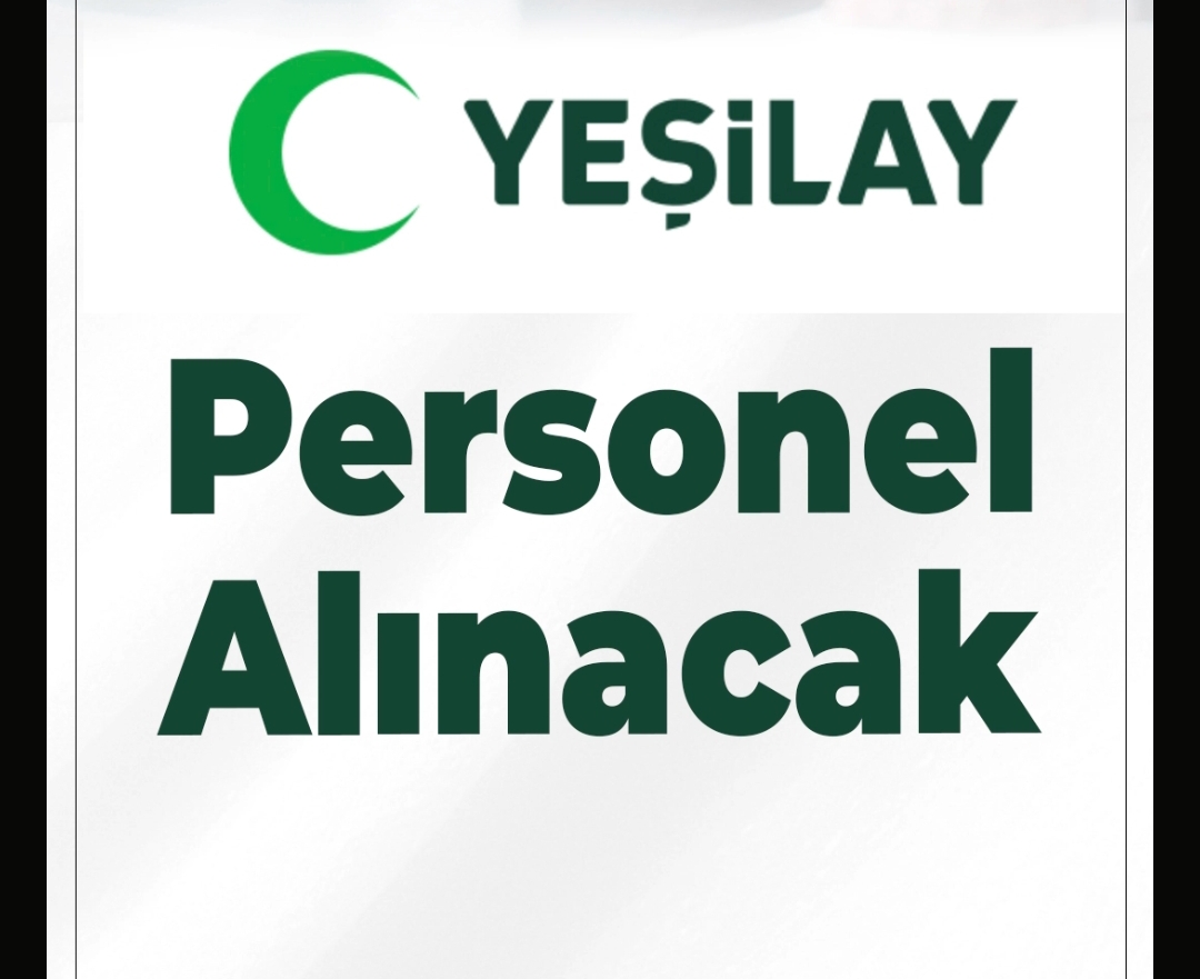 Yeşilay Personel Alımı Yapacak