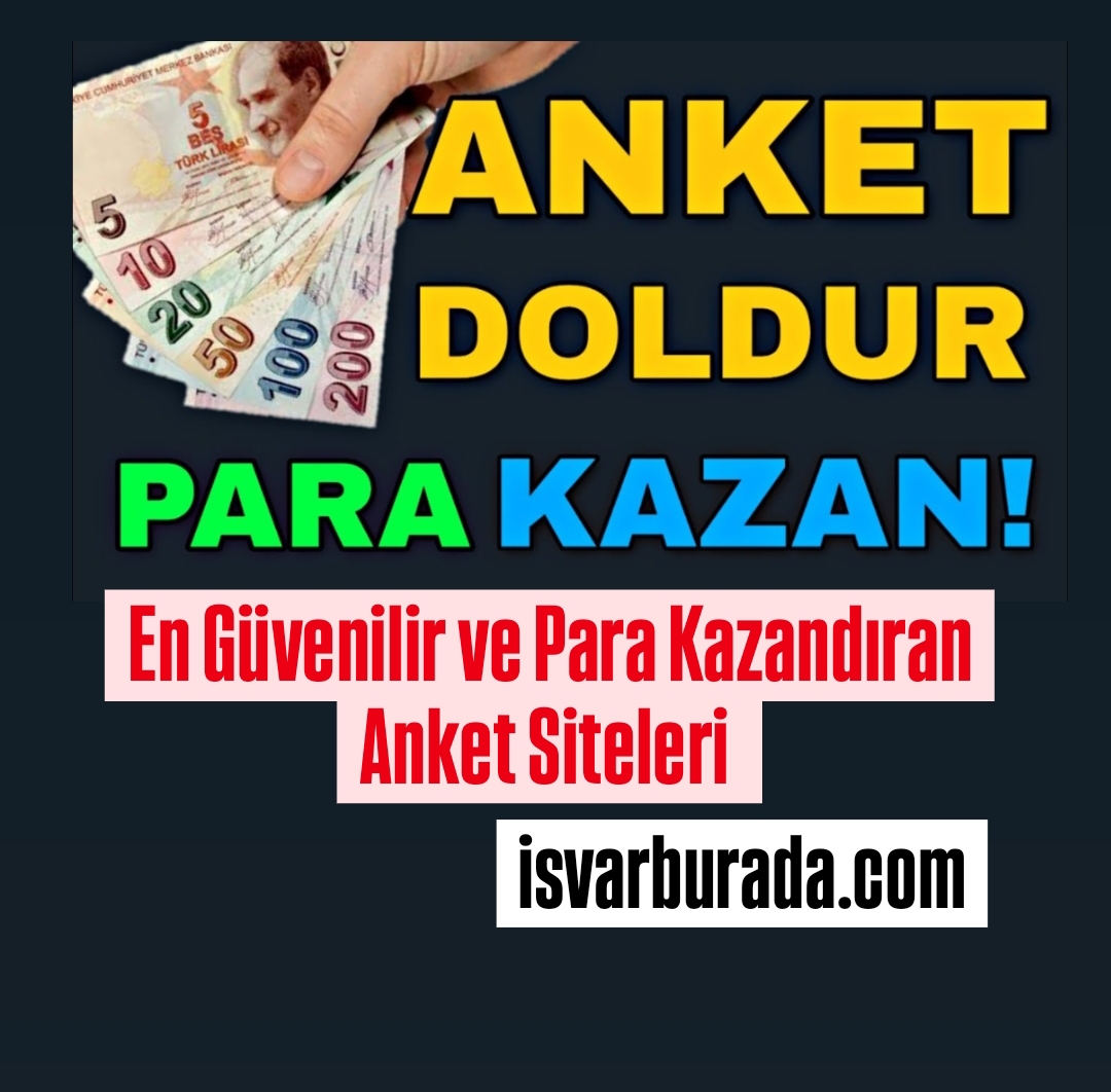 Anket Doldur Para Kazan