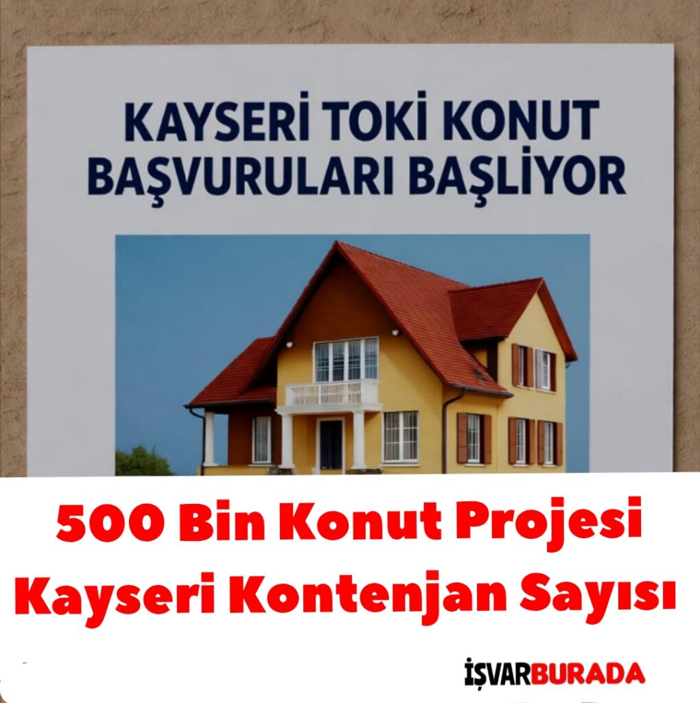 Kayseri TOKİ Konut Başvuruları Başlıyor 2025