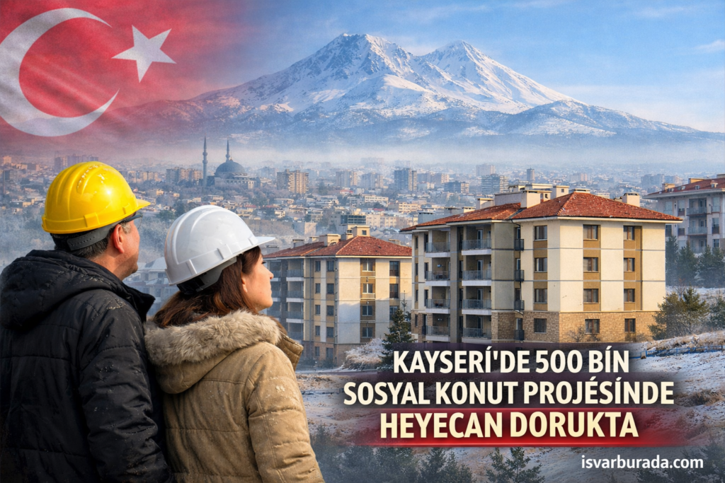 TOKİ Kayseri Kura Çekimi 500 Bin Sosyal Konut Projesinde Heyecan Dorukta