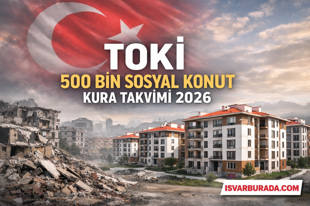 TOKİ 500 Bin Sosyal Konut Kura Tarihleri ve Sonuç Sorgulama