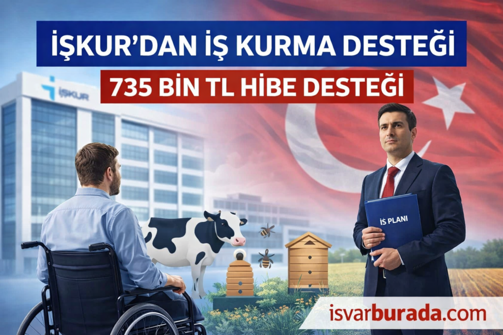 İŞKUR 2026 Kendi İşini Kurma Desteği Başladı: 735 Bin TL Hibe