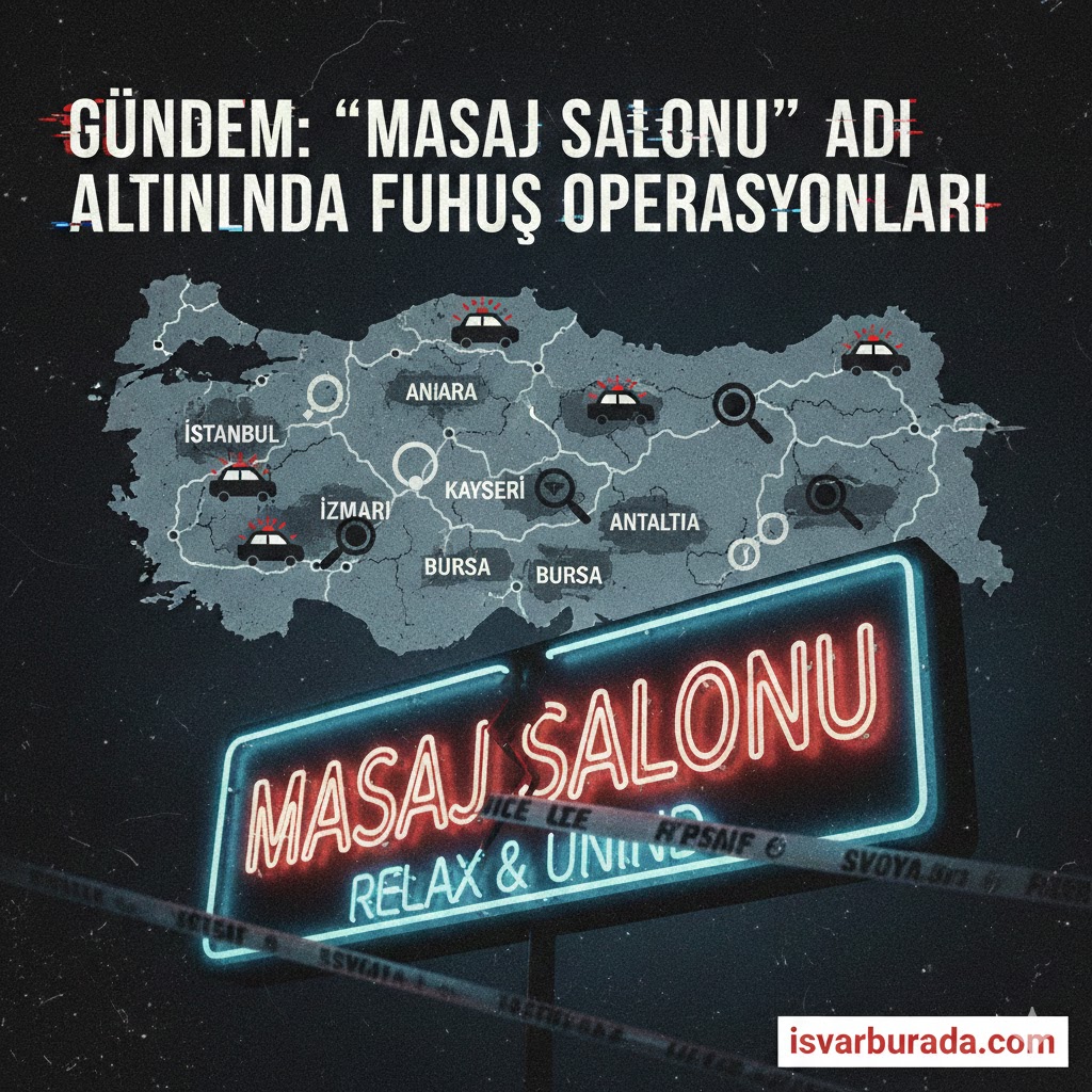 Büyük Gündem “Masaj Salonu” Adı Altında Fuhuş Operasyonları