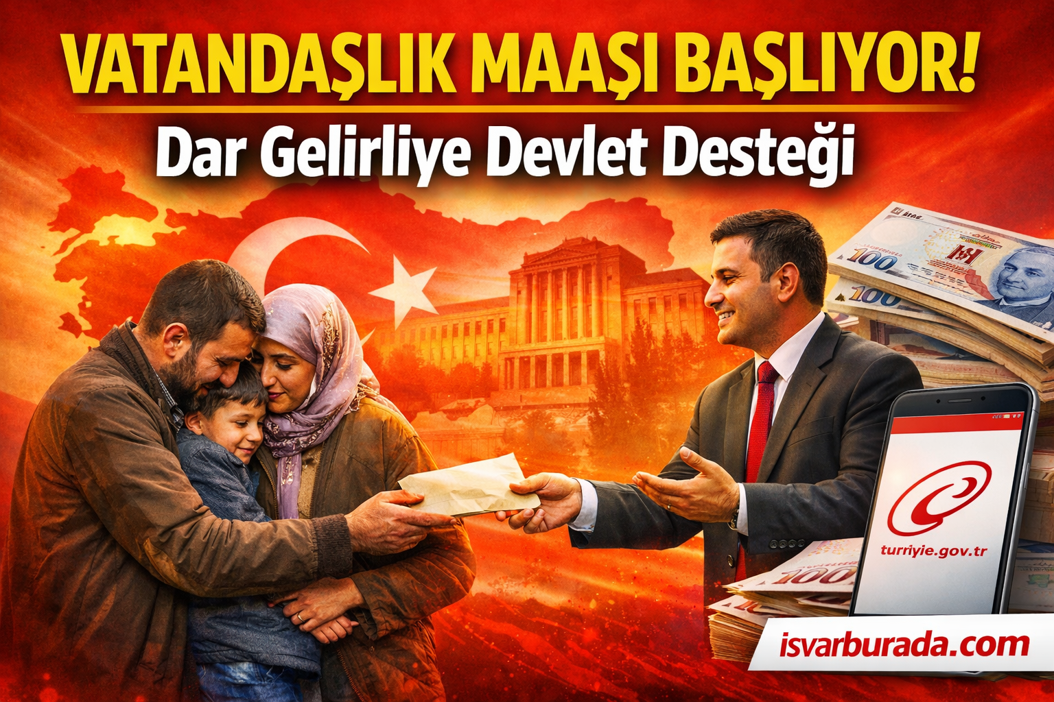 Vatandaşlık Maaşı Başlıyor: Kimler Alacak Hangi İllerde Verilecek Ödemeler Ne Zaman Yapılacak
