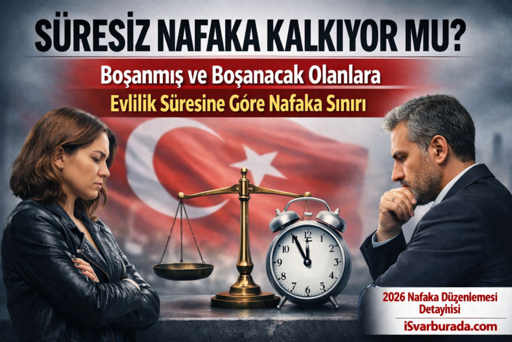 Boşanmış ve Boşanacak Olanlar Dikkat Süresiz Nafaka Kalkıyor mu