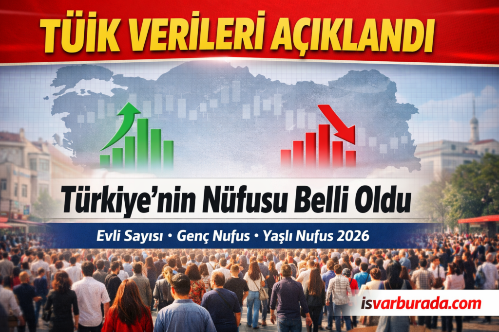 TÜİK Verileri Açıklandı Türkiye Yaşlanıyor mu? 2026 Nüfus Raporu Yayınlandı