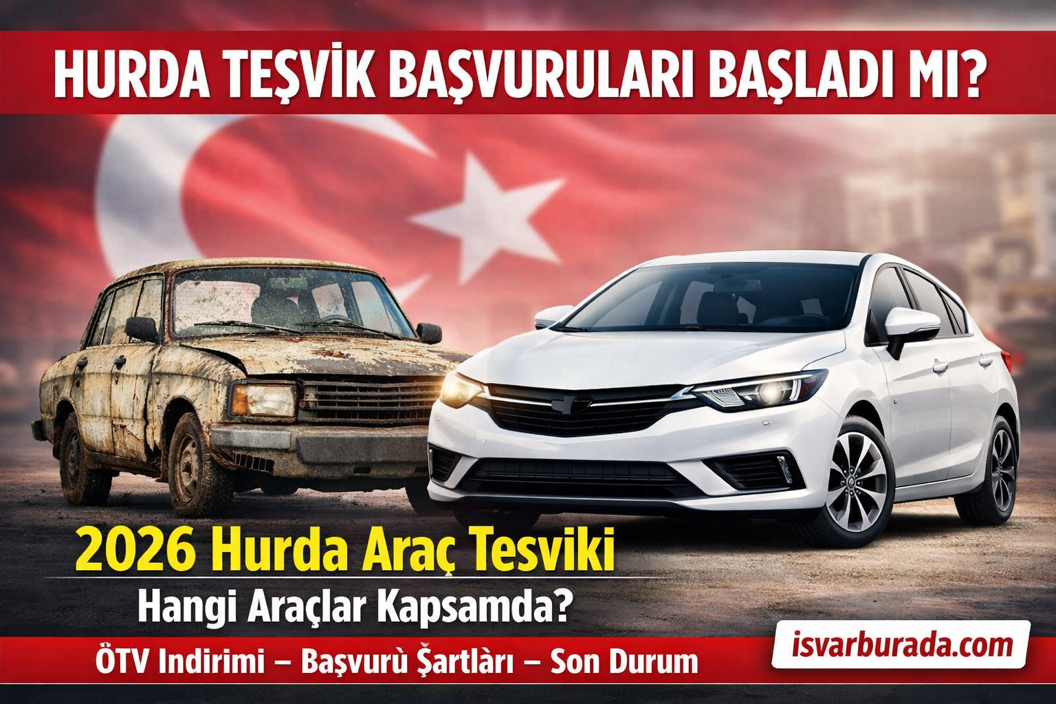 Hurda Teşvik Başvuruları Başladı mı? Kimler Yararlanabilecek, Hangi Araçları Kapsıyor
