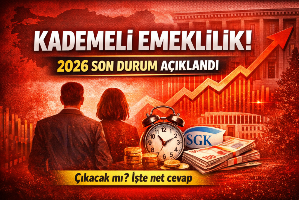 Kademeli Emeklilik 2026’da Çıkacak mı İşte Son Durum