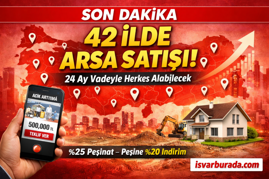 TOKİ 42 İlde Uygun Fiyatlı Arsa Satışı Yapacak