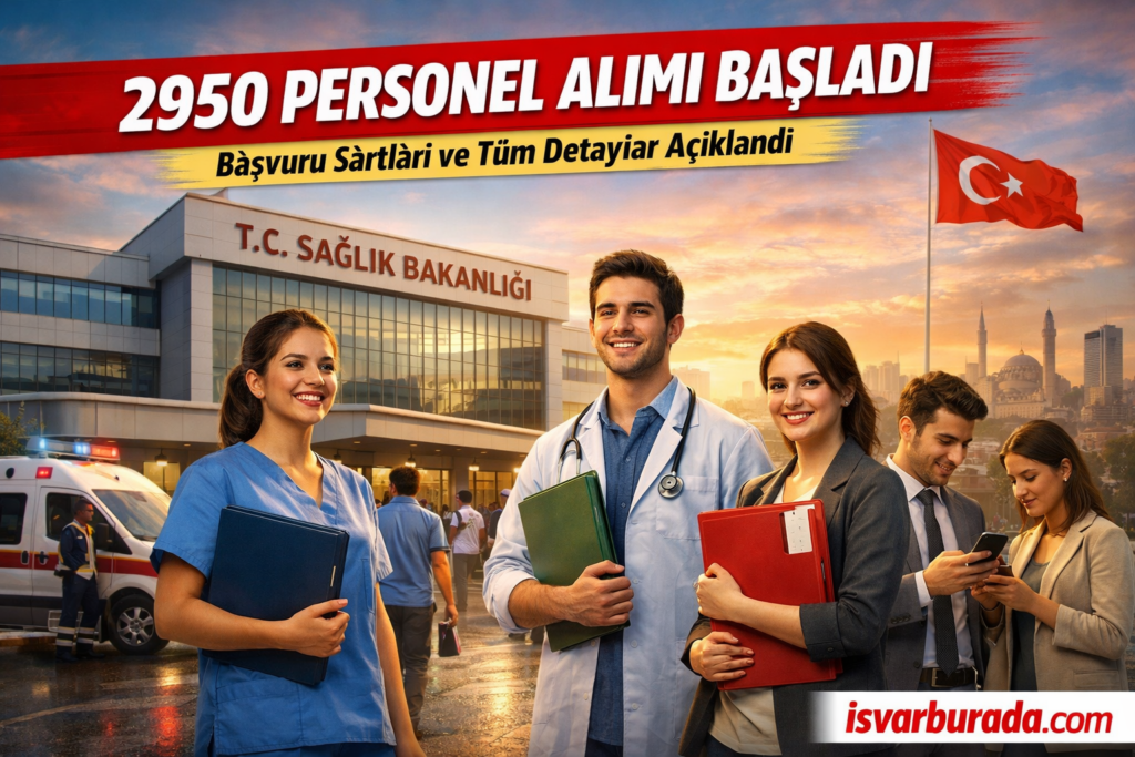 Sağlık Bakanlığı 2950 Personel Alımı Yapacak Başvurular Başladı