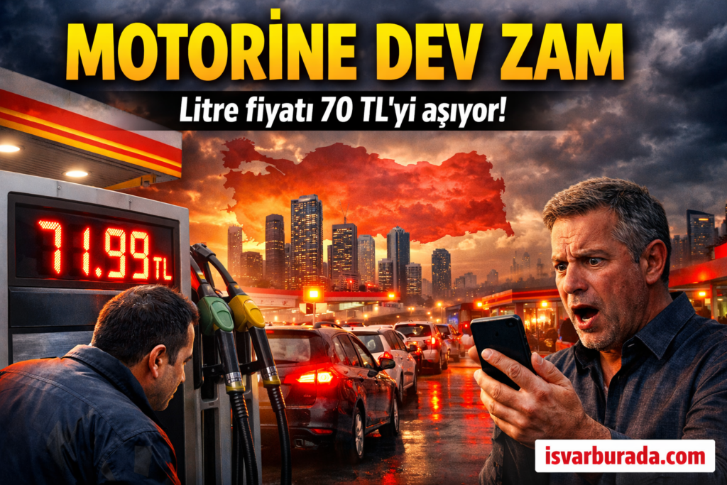 Motorine Rekor Zam Fiyatlar 70 TL’nin Üzerine Çıkıyor