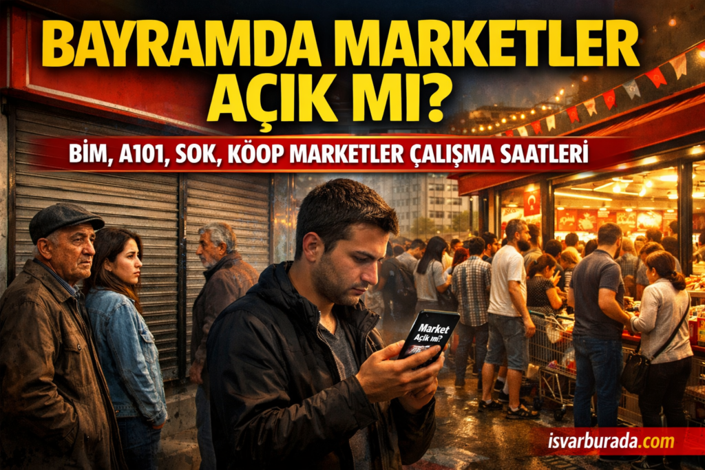 Bayramda Marketler Açık mı BİM, A101, ŞOK ve Koop Çalışma Saatleri