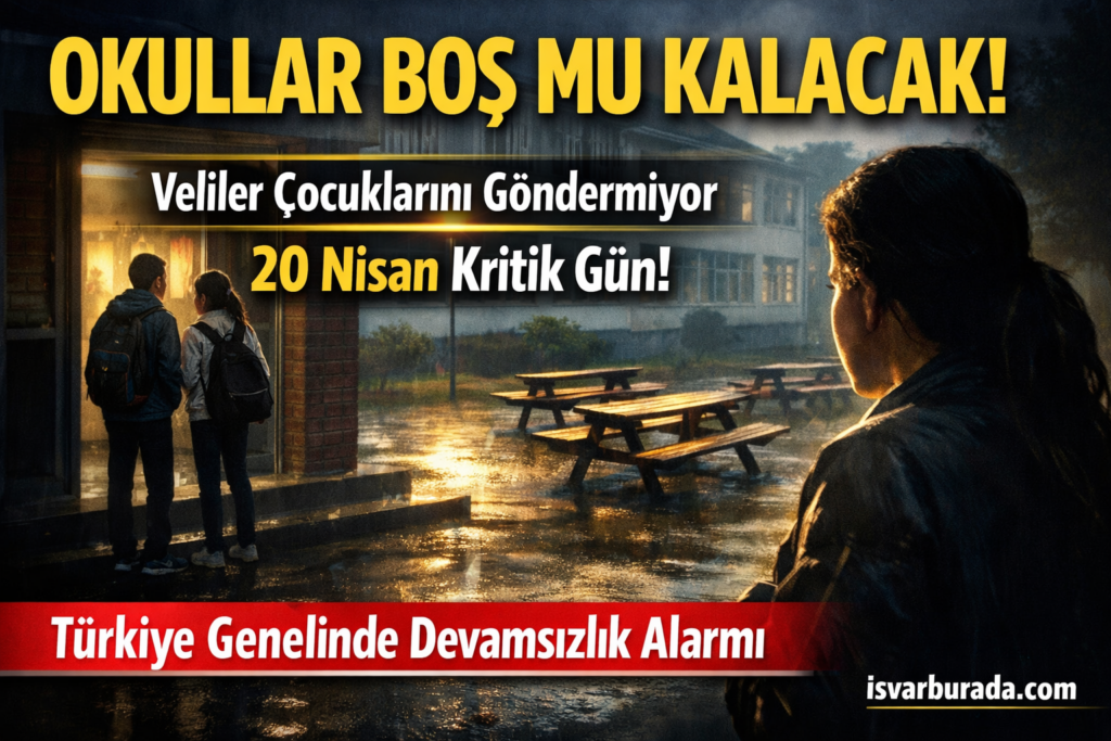 20 Nisan Okullar Boş mu Kalacak Pazartesi Kritik Gün