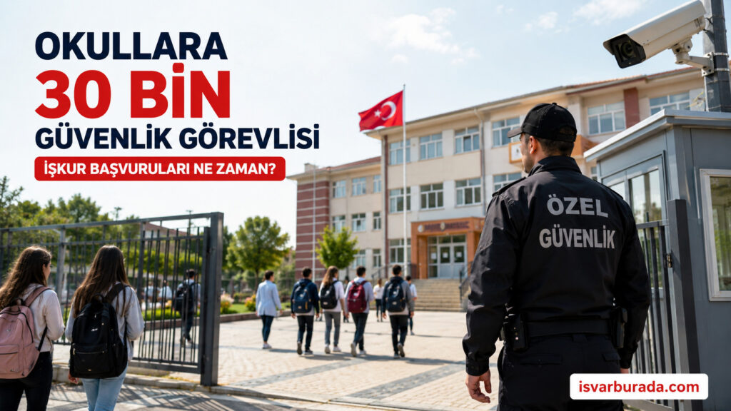 Okullara 30 Bin Güvenlik Görevlisi Alınacak 2026 Başvuru Tarihi ve Şartları