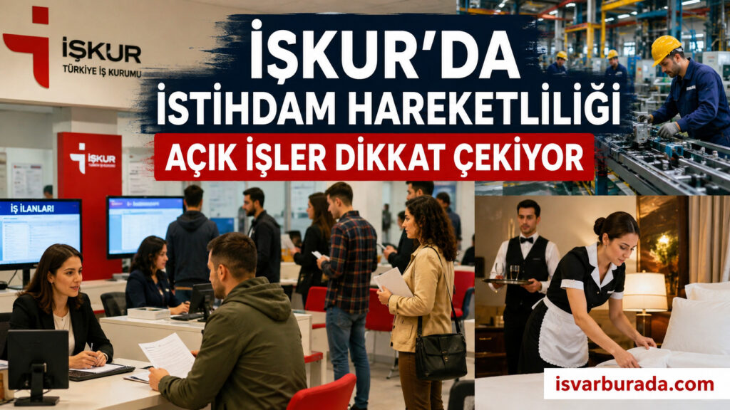 İŞKUR’da 847 Bin 805 Kişi İşe Yerleşti 83 Binden Fazla Açık İş Var