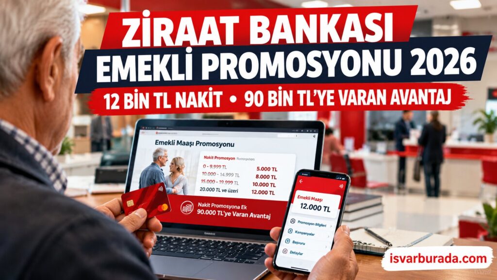 Emeklilere Ziraat Bankası’ndan 90 Bin TL’ye Varan Avantaj İşte Şartlar