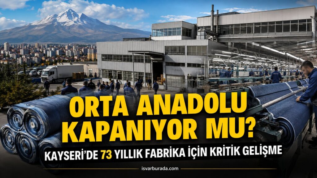 Kayseri Orta Anadolu Fabrikası Kapanıyor mu? Son Durum Ortaya Çıktı: Üretim Mısır ve Uzak Doğu’ya mı Kaydı?