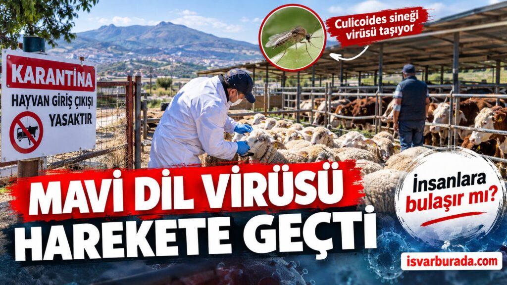 Mavi Dil Virüsü Alarmı İnsanlara Bulaşır mı?