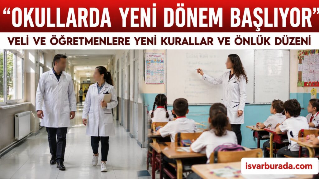 Okullarda Yeni Dönem Öğretmenlere Önlük, Veli ve Telefon Kuralları Geldi