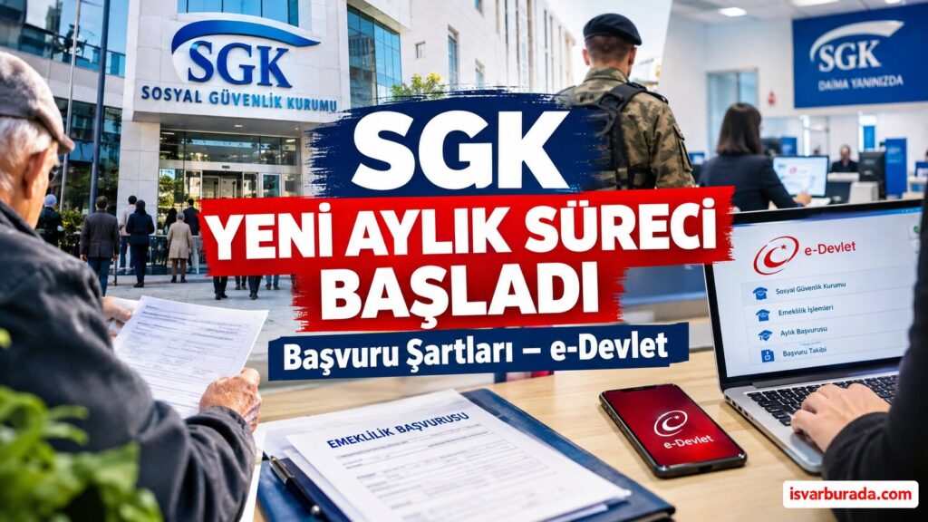 SGK’dan Yeni Emeklilik ve Aylık Düzenlemesi: Kimler Başvurabilir