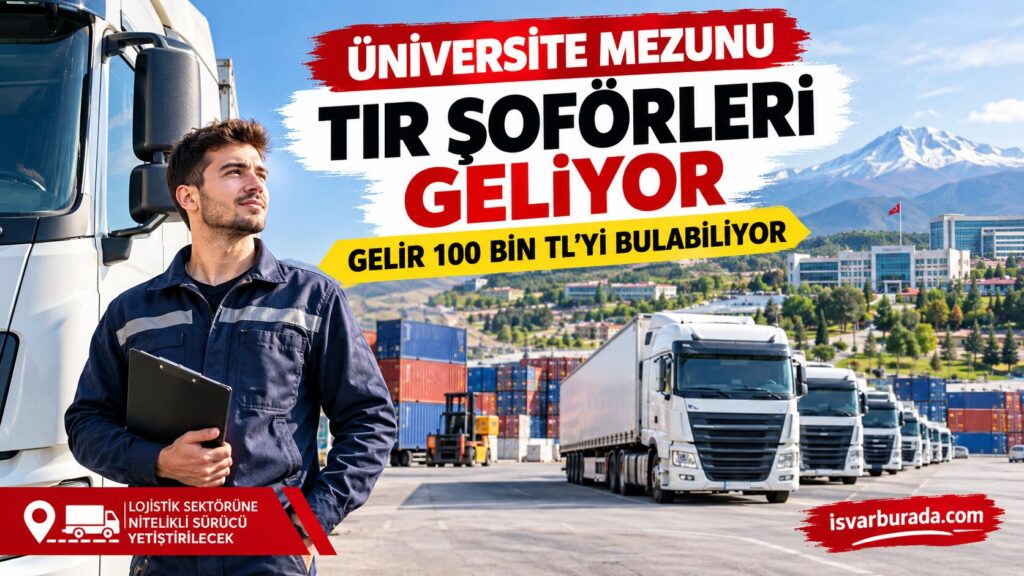 Üniversite Mezunu TIR Şoförleri Geliyor: Maaşlar 100 Bin TL’yi Bulabilecek