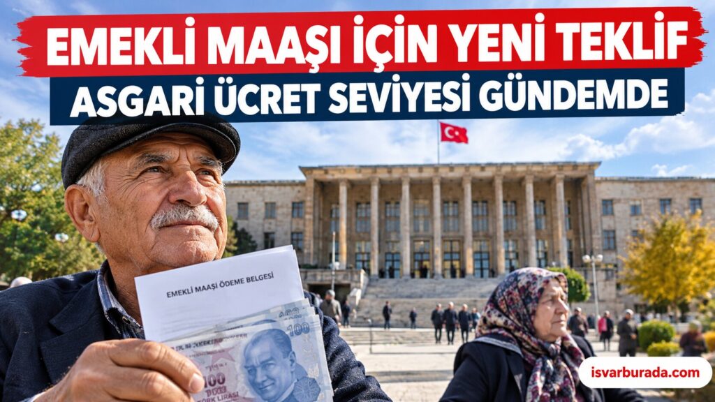 En Düşük Emekli Maaşı Asgari Ücret Olacak mı? TBMM’ye Teklif Sunuldu