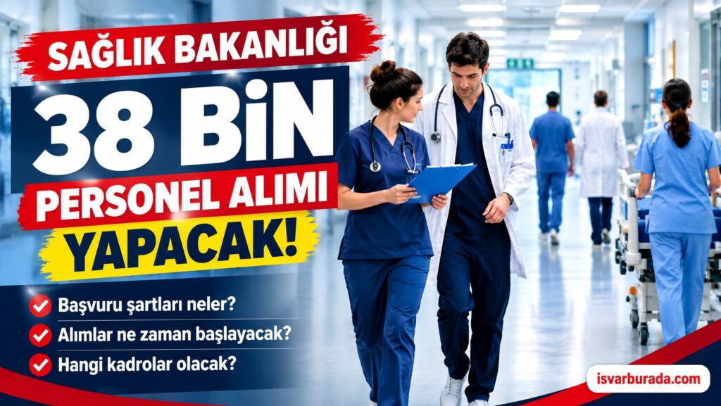 Sağlık Bakanlığı 38 Bin Personel Alımı Başvurular Ne Zaman Başlayacak, Şartlar Neler?